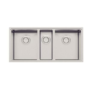 Lavadero Tramontina Design Collection Quadrum 2.5 C 34 en Acero Inoxidable con Acabado Satinado